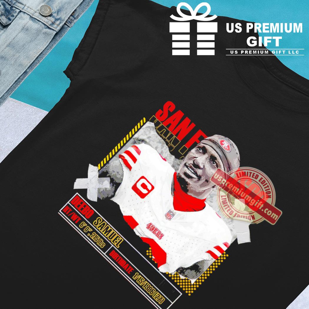 SALE!!! Deebo Samuel T Shirt Player Deebo Samuel Shirt San Francisco 49ers  Shirt