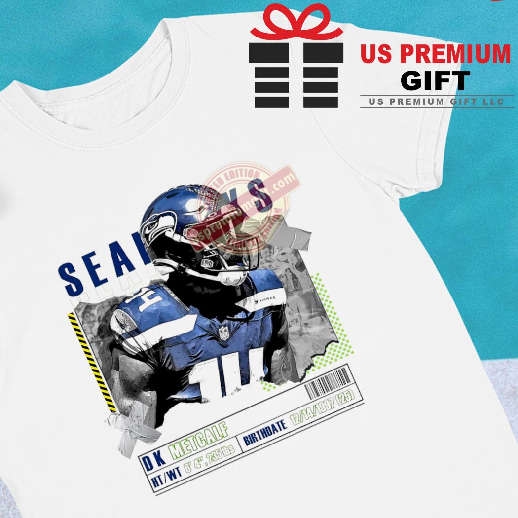 DK Metcalf 14 Seattle Seahawks football player poster gift shirt, hoodie,  sweater, long sleeve and tank top