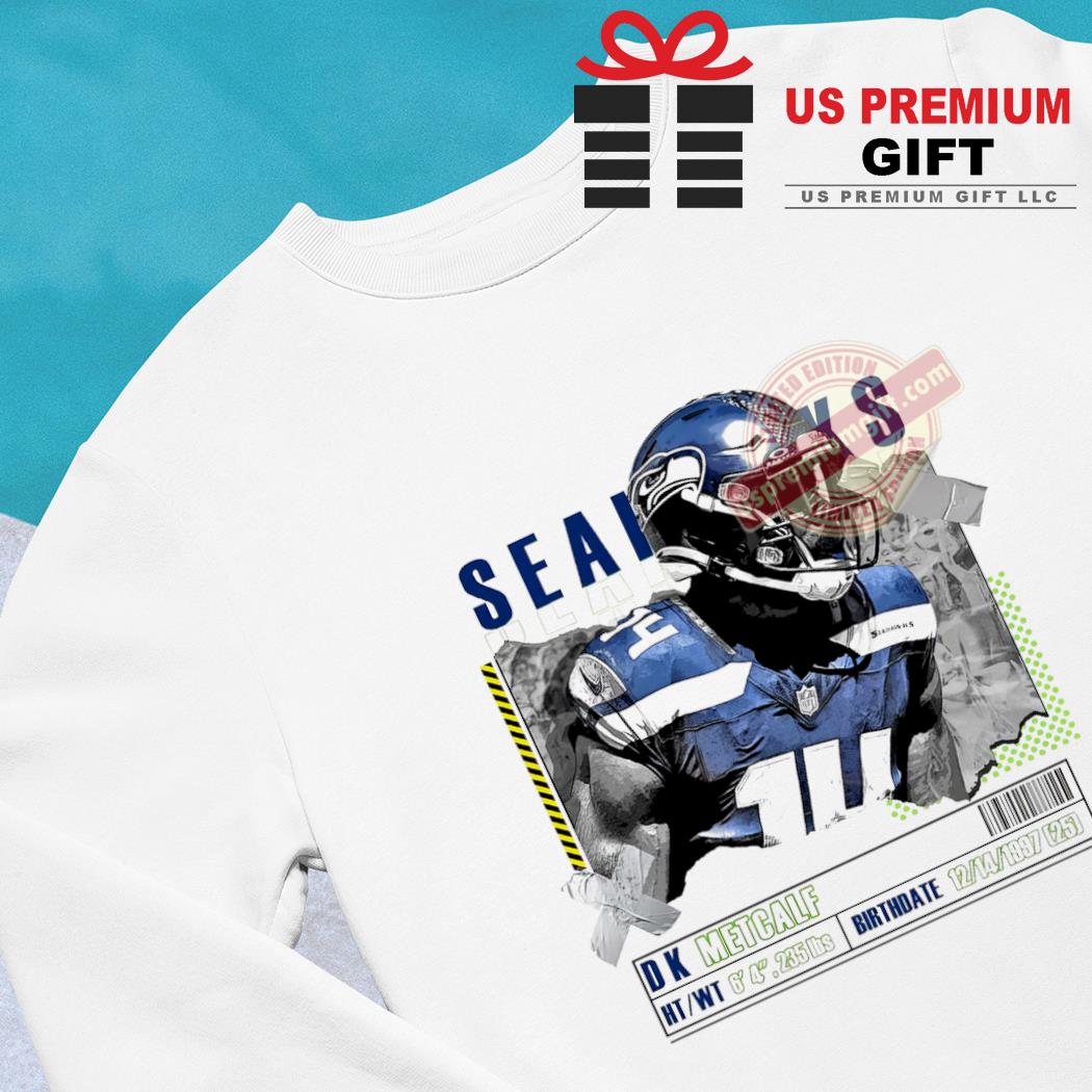 DK Metcalf 14 Seattle Seahawks football player poster gift shirt, hoodie,  sweater, long sleeve and tank top