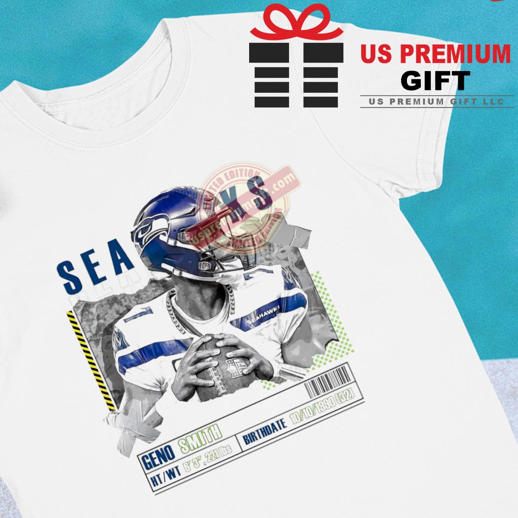 Geno Smith Football Design Poster Seahawks T-shirt