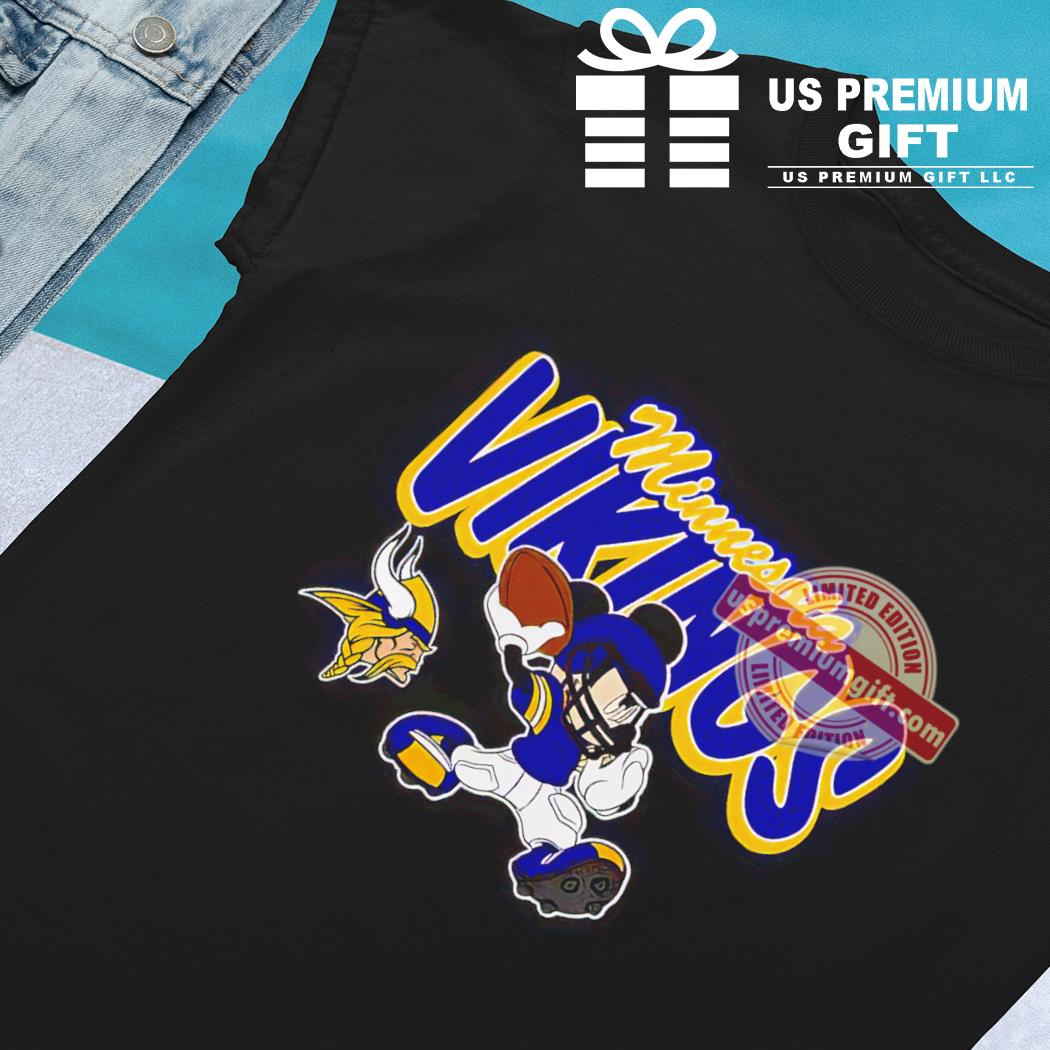 Mickey Mouse Nfl minnesota vikings logo 2023 shirt