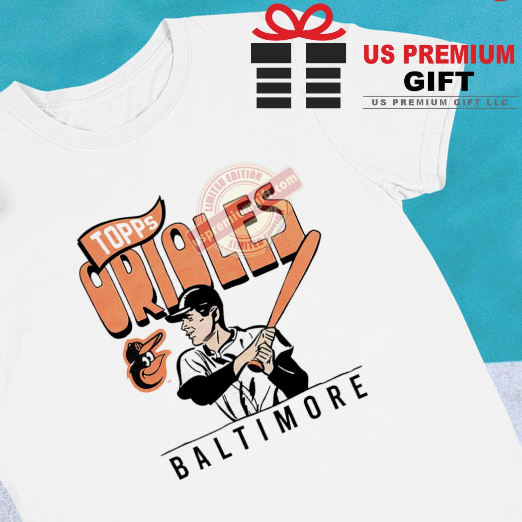 MLB x Topps Baltimore Orioles baseball player draw logo shirt, hoodie,  sweater, long sleeve and tank top