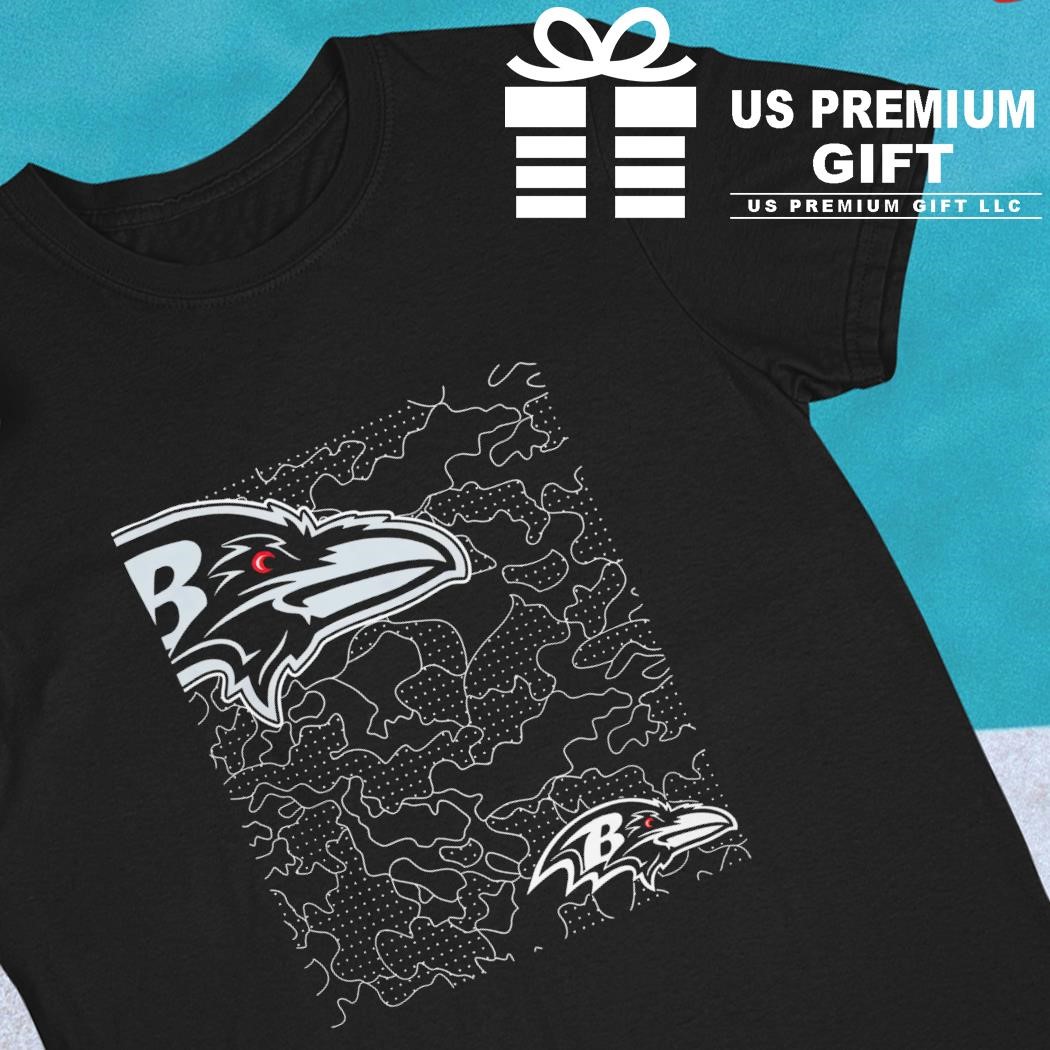 NFL Baltimore Ravens RFLCTV world map football logo shirt