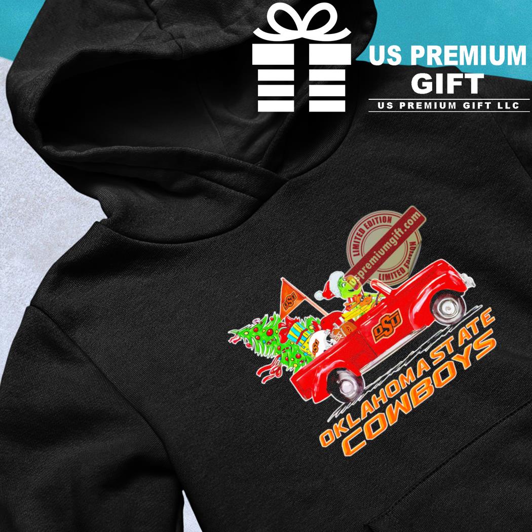 Happy Merry Christmas The Grinch drive a car Louisville Cardinals football  logo flag gift shirt - teejeep