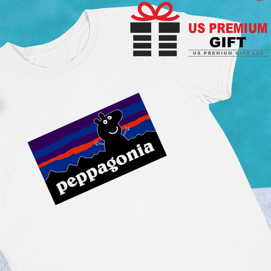 Peppa Pig Peppagonia cartoon silhouette shirt