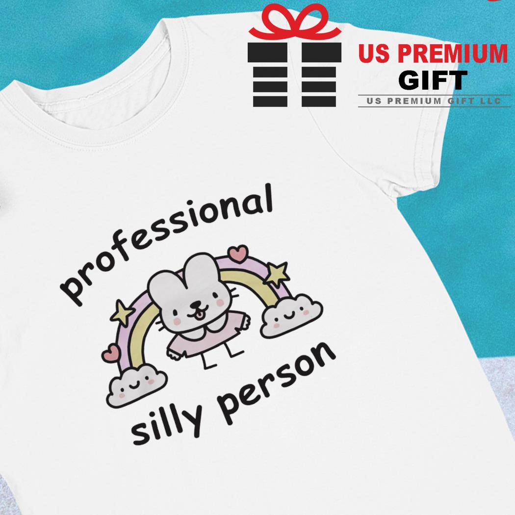 Professional sillu person bunny art draw shirt