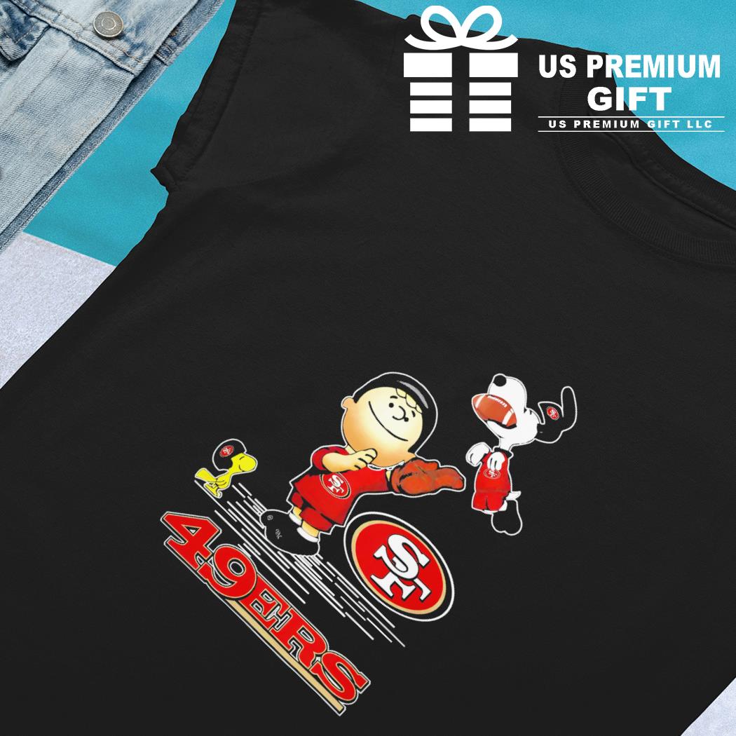 San Francisco 49ers Peanuts Snoopy Charlie Brown and Woodstock cartoon ...
