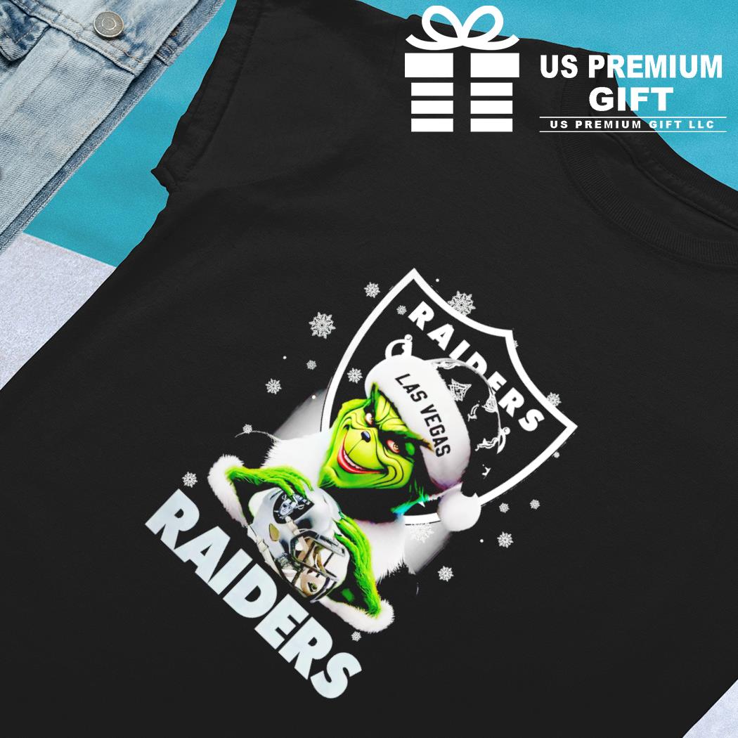 Official Santa Grinch Love Las Vegas Raiders Christmas Shirt, hoodie,  sweater and long sleeve