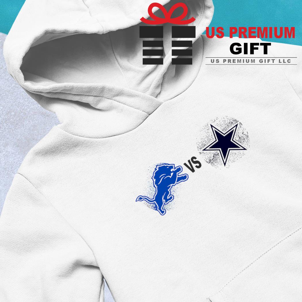 Detroit Lions vs Dallas Cowboys football logo 2024 shirt, hoodie