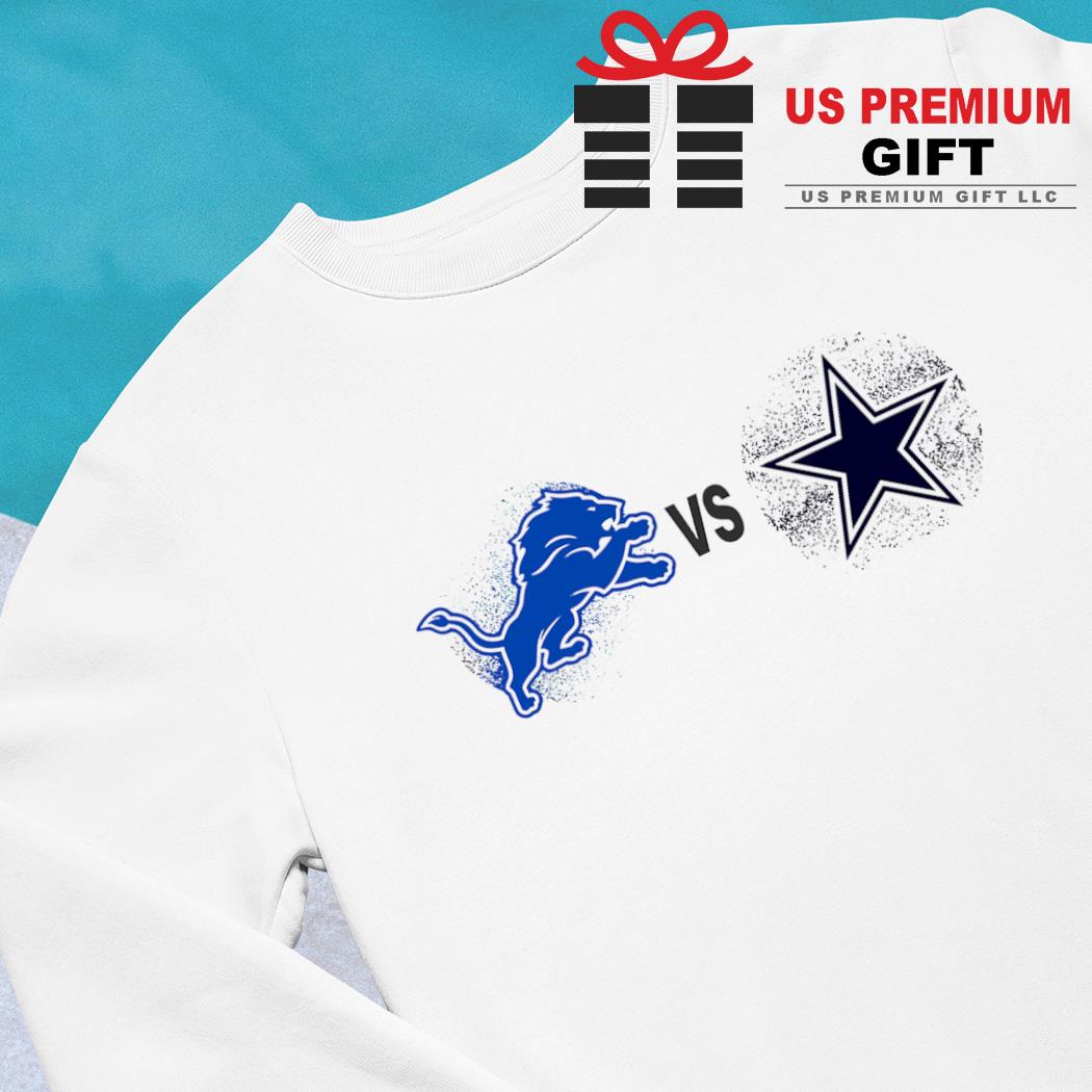 Detroit Lions vs Dallas Cowboys football logo 2024 shirt, hoodie