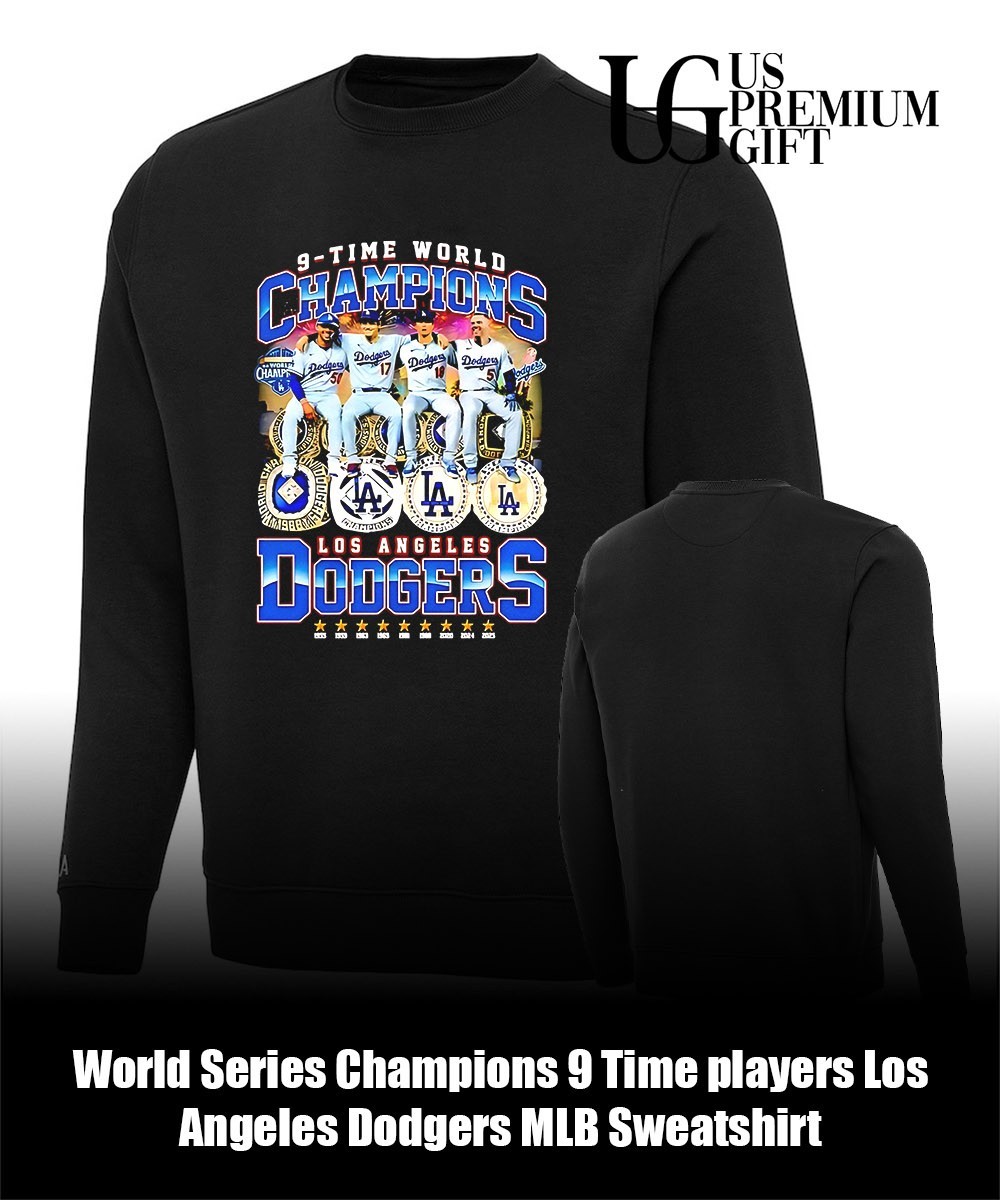 World Series Champions 9 Time players Los Angeles Dodgers MLB