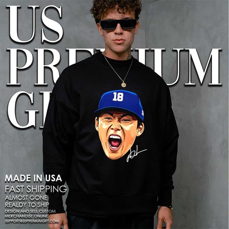 Yoshinobu Yamamoto big head scream Los Angeles Dodgers 2025 World