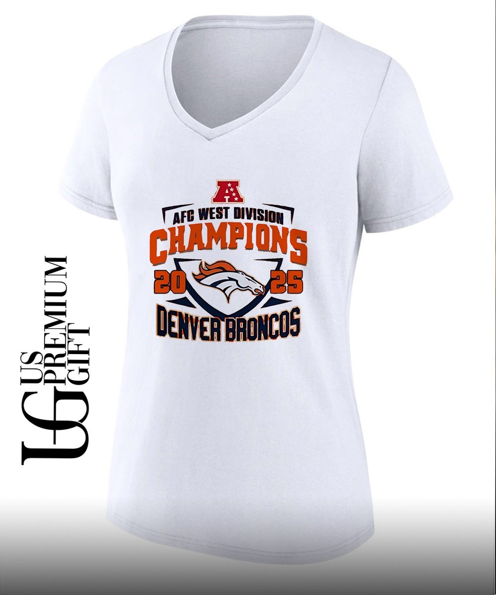 Denver Broncos 2025 AFC West Division Champions shirt, hoodie