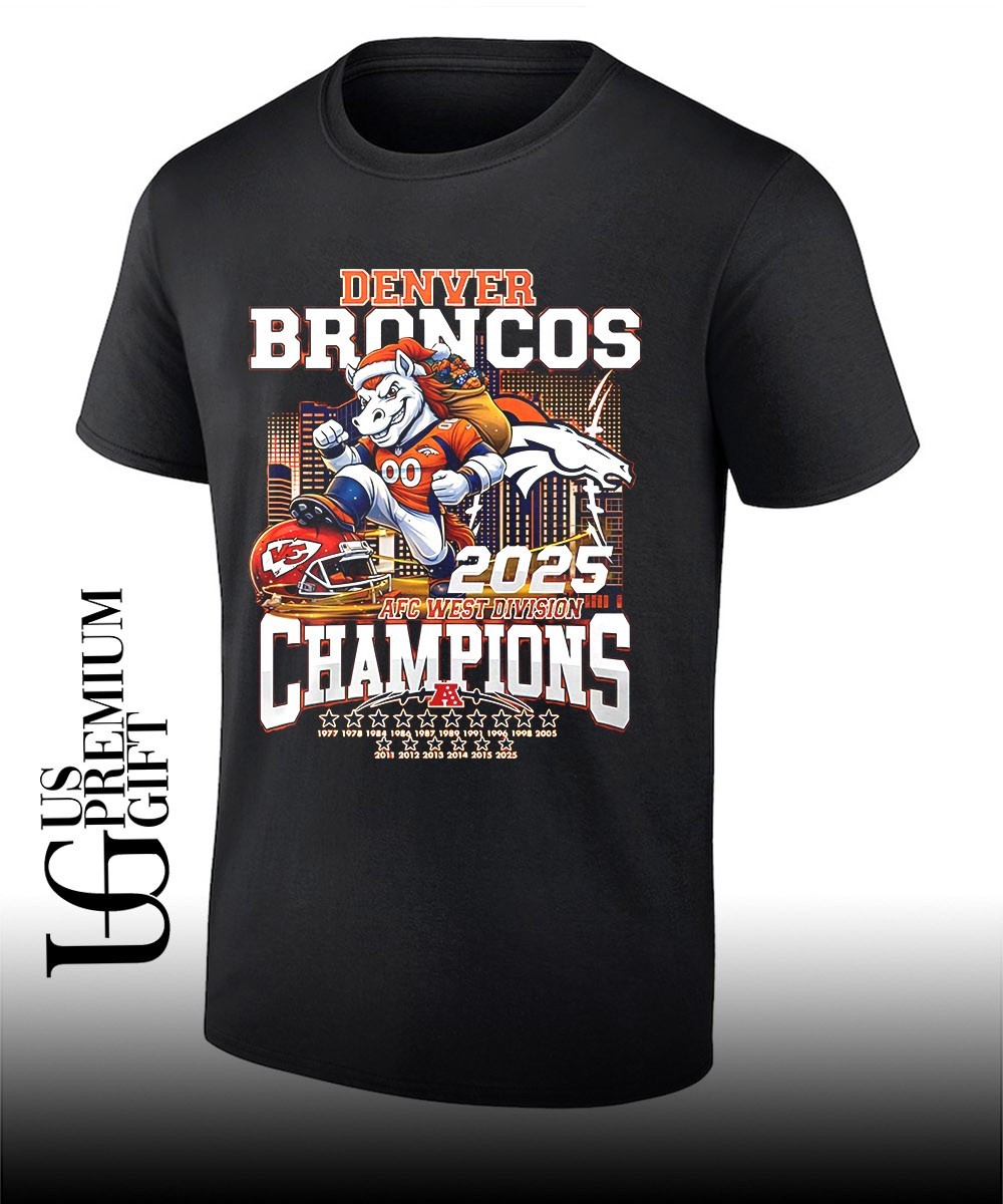 Denver Broncos AFC West Division Champions 2025 mascot signature