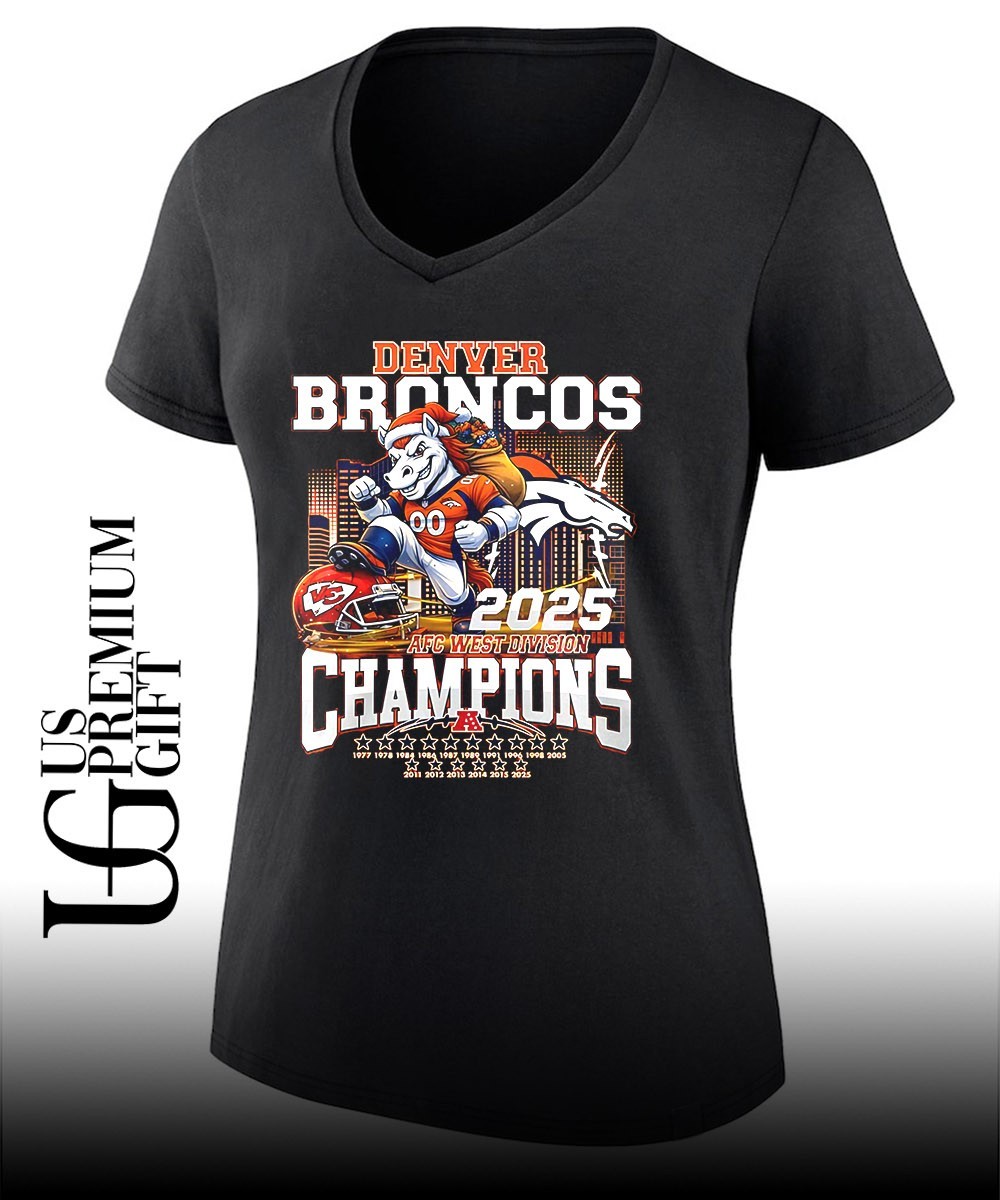 Denver Broncos AFC West Division Champions 2025 mascot signature
