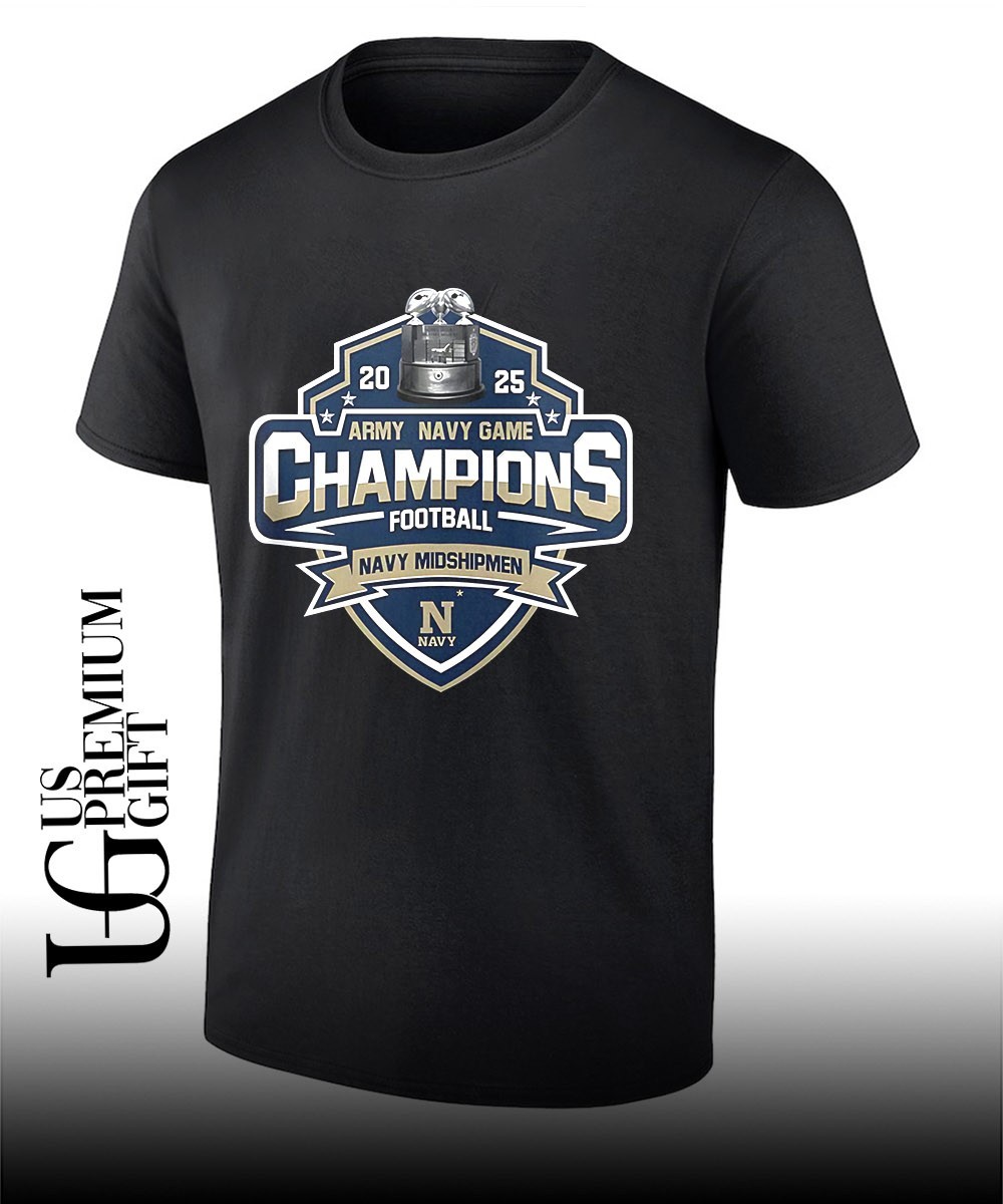 Navy Midshipmen Commander-In-Chief Champions 2025 logo shirt