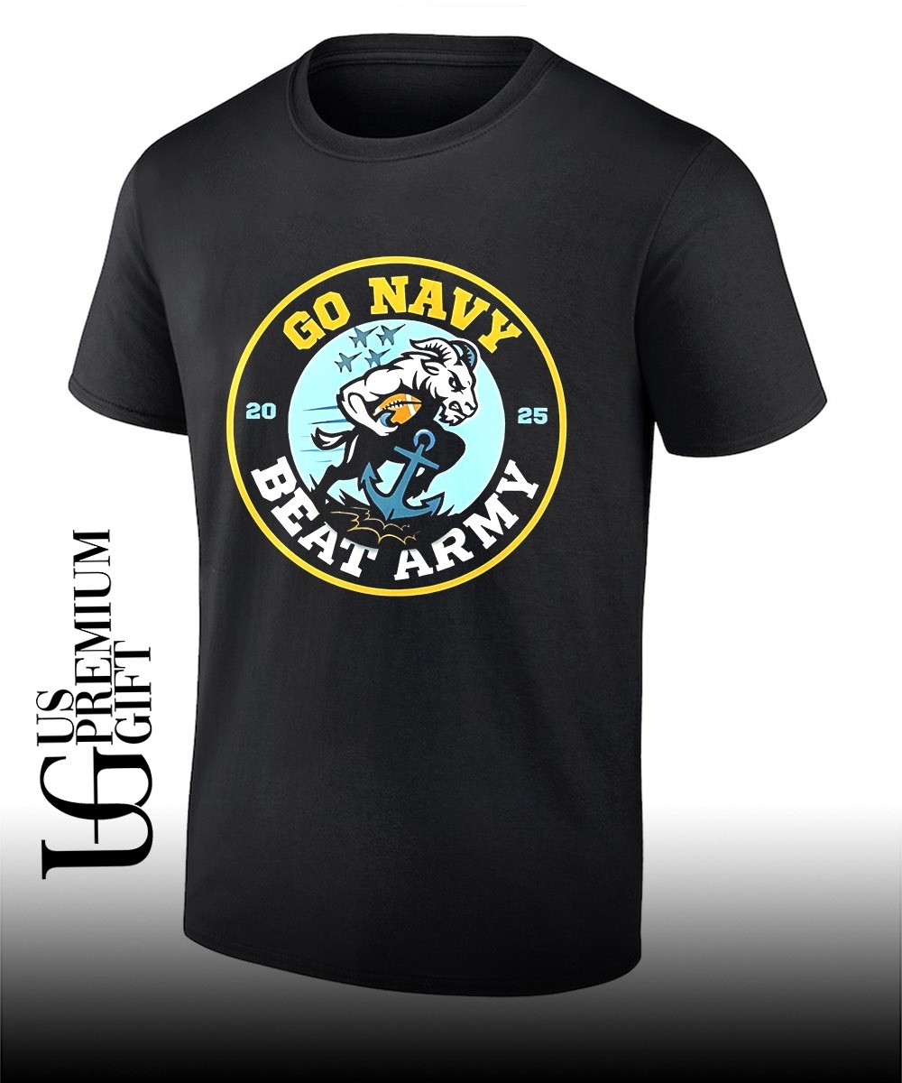 Navy Midshipmen Go Navy beat Army 2025 mascot shirt, hoodie