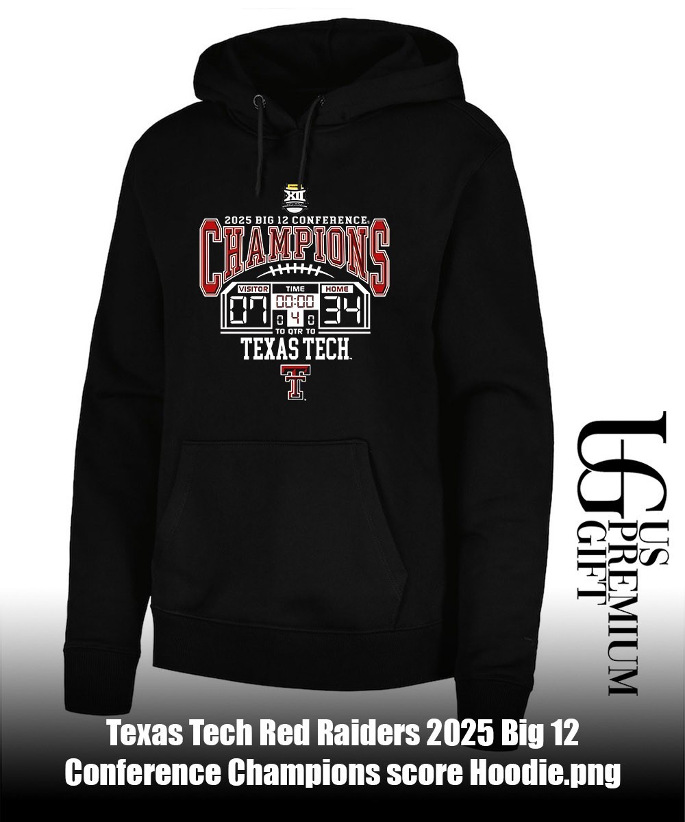 Texas Tech Red Raiders 2025 Big 12 Conference Champions score