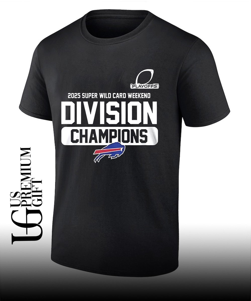 Bills 2025 Super Wild Card Weekend Division Champions Shirt, hoodie,  sweater, long sleeve and tank top