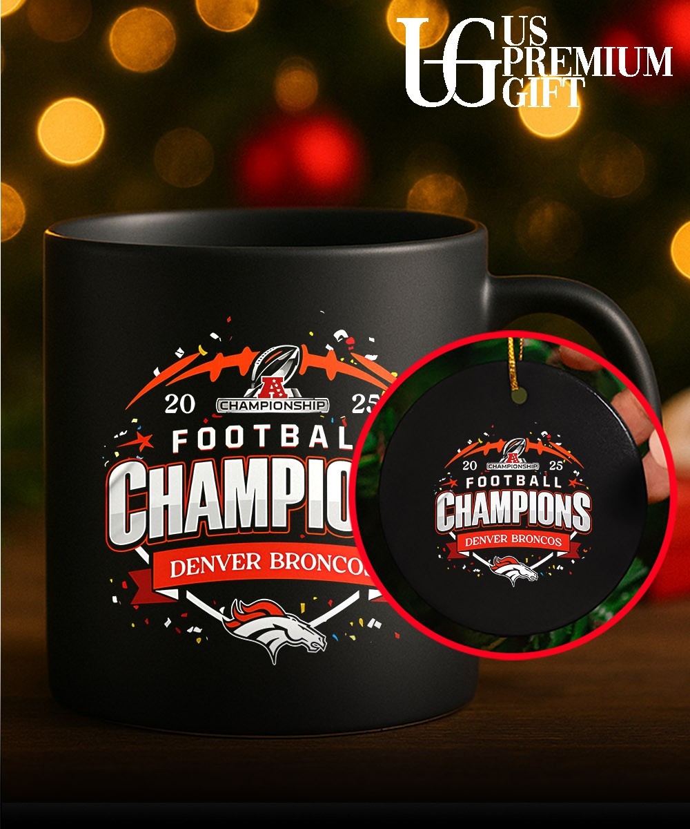 Denver Broncos 2025-26 AFC Champions shirt, hoodie, sweater, long