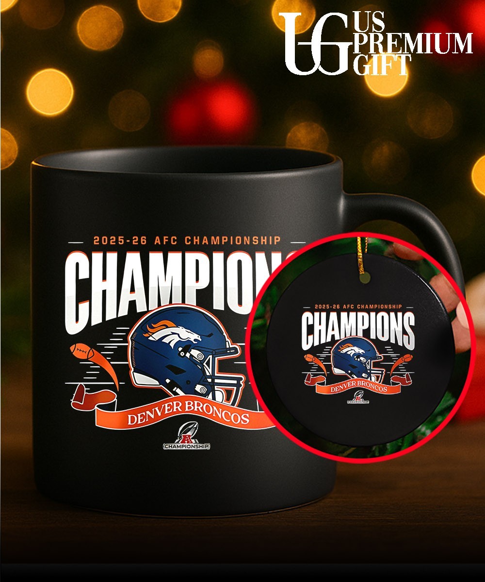 Denver Broncos 2025-26 AFC Champions helmet shirt, hoodie, sweater