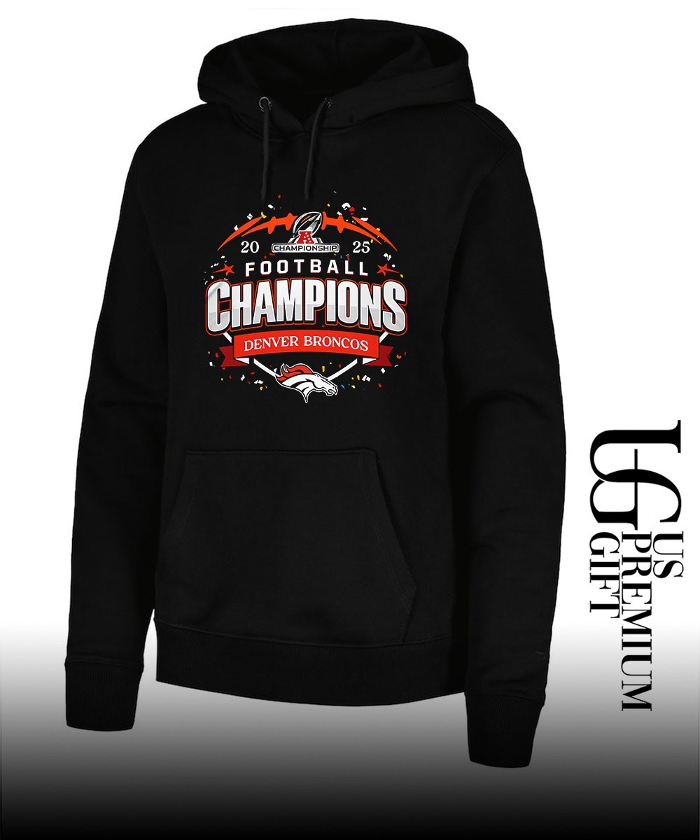 Denver Broncos 2025-26 AFC Champions shirt, hoodie, sweater, long