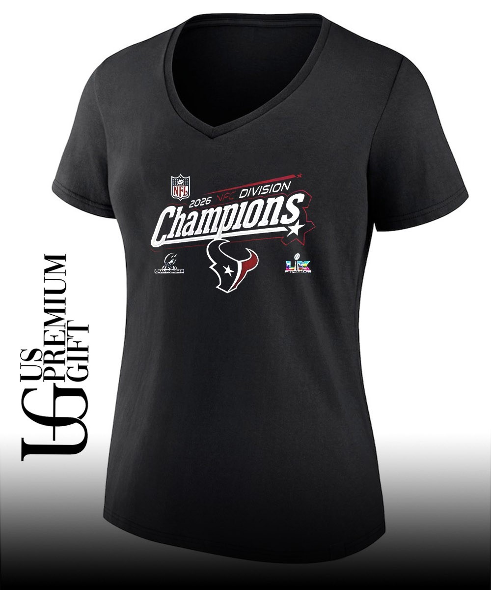 Houston Texans Super Bowl 2026 NFC Division Champions shirt