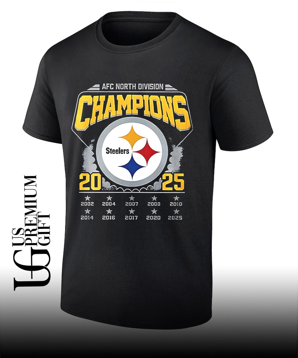 NSC FOOTBALL CLUB 記念グッズ Pittsburgh Steelers 2025 AFC North Division Champions shirt