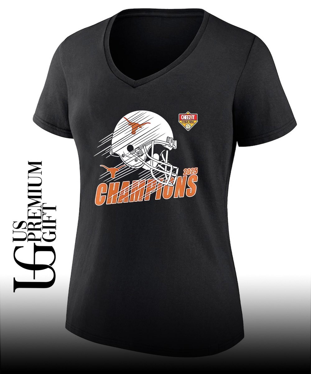 Texas Longhorns Football 2025 Citrus Bowl Champions helmet shirt