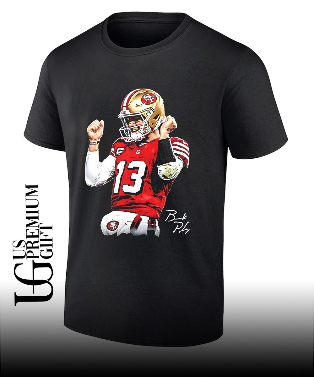 Brock Purdy #13 San Francisco 49ers NFL celebration signature