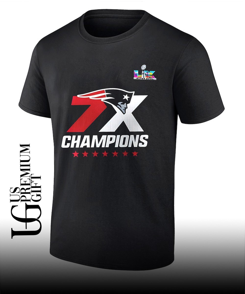 New England Patriots Super Bowl LIX 7 Times Champions 2026 shirt