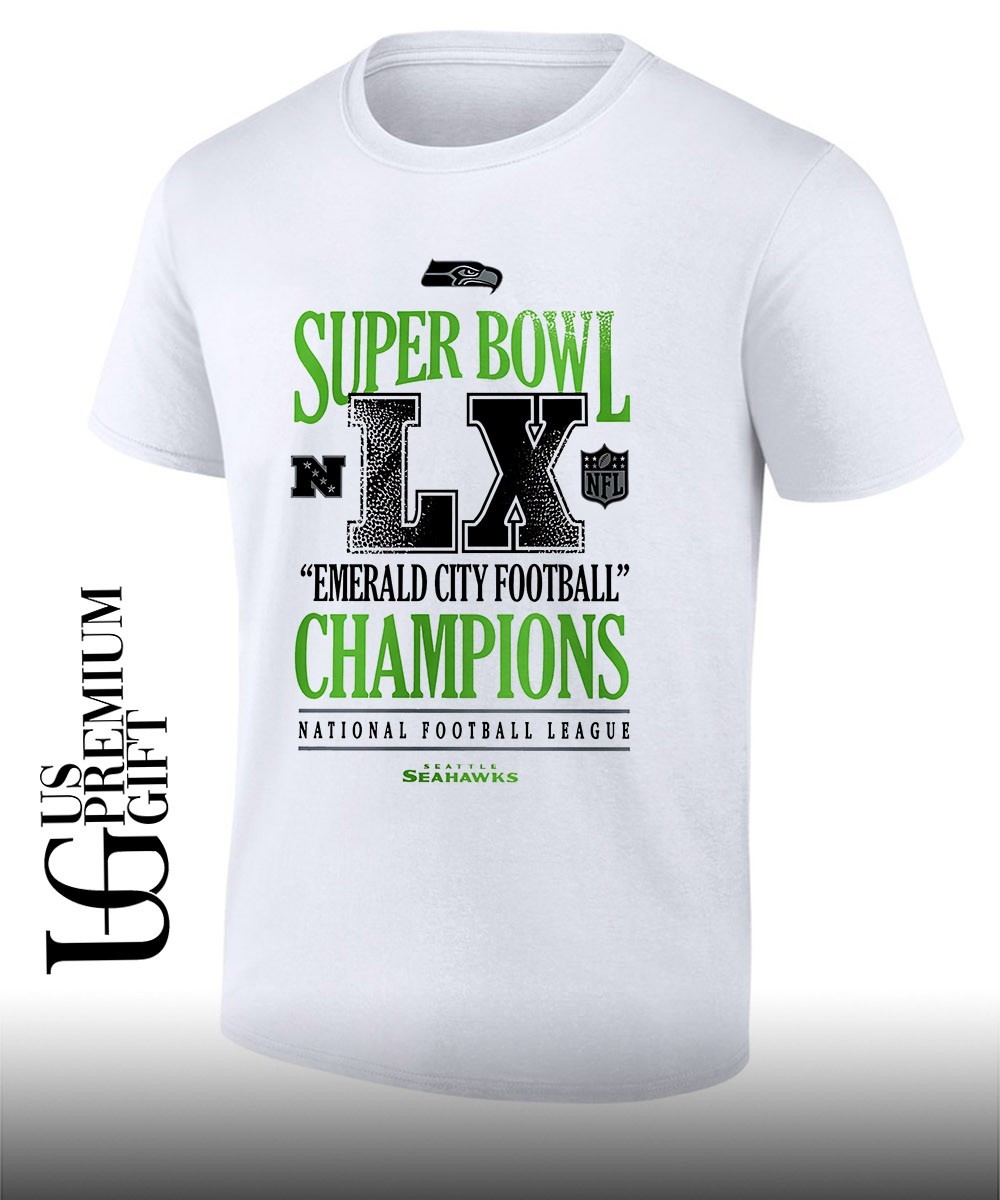 Seattle Seahawks Nike Super Bowl LX Champions logo shirt, hoodie