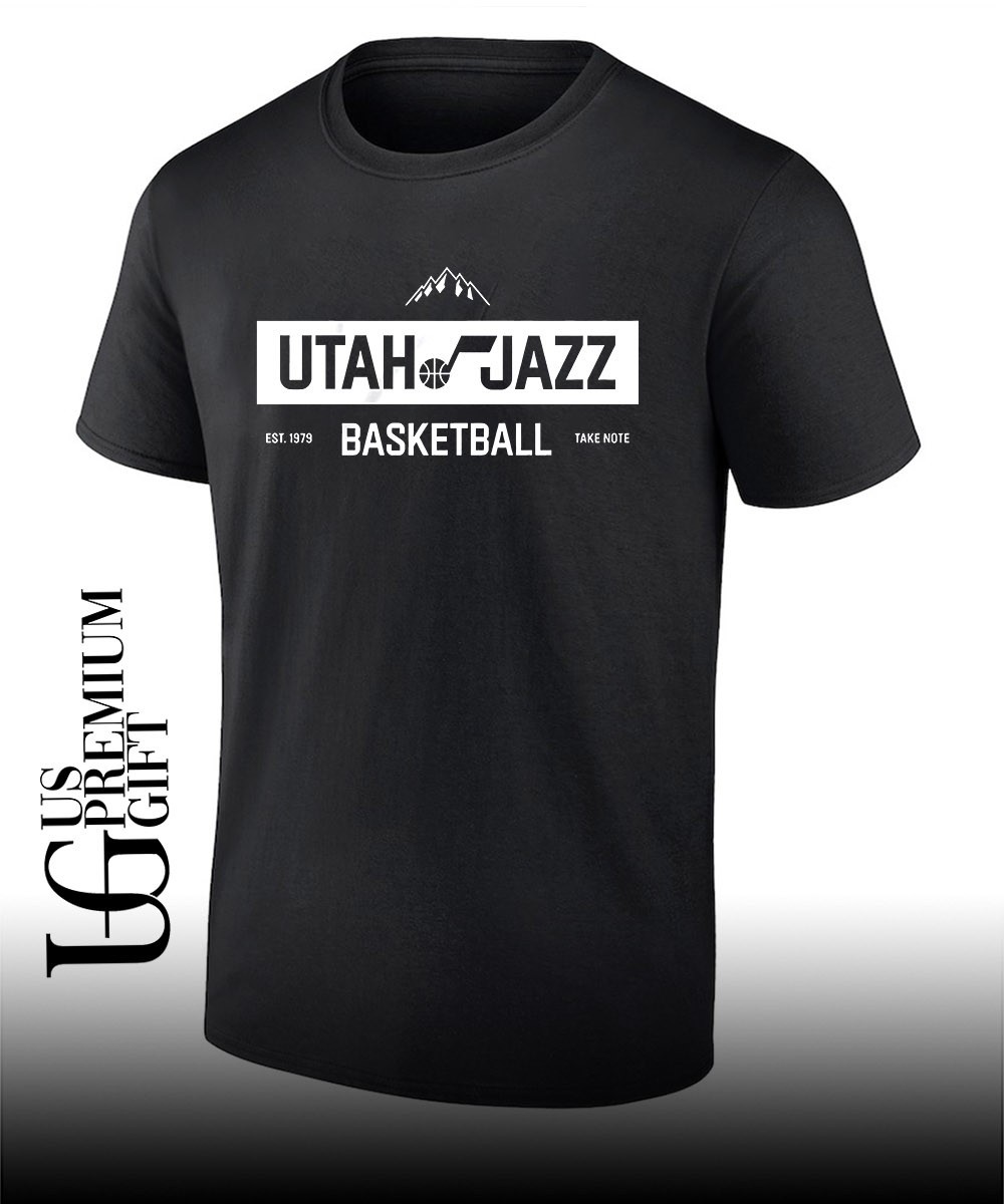 utah jazz dark mode t shirt